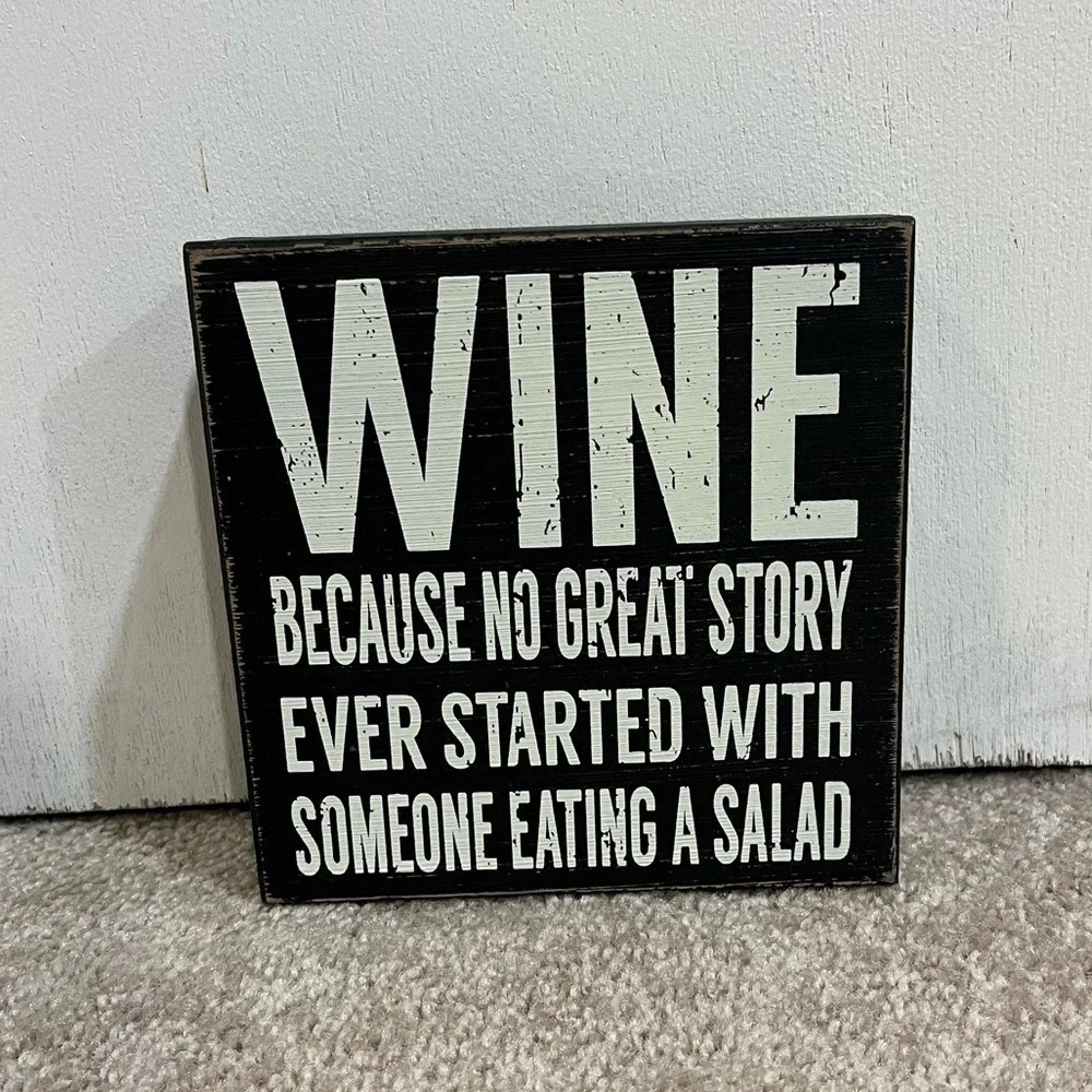 Quill to Paper by Sixtress Wine Sign